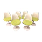 Six chaises tulip Knoll