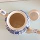 Cafetiere blue Burgenland décor by Villeroy - Boch / vintage 60s-70s