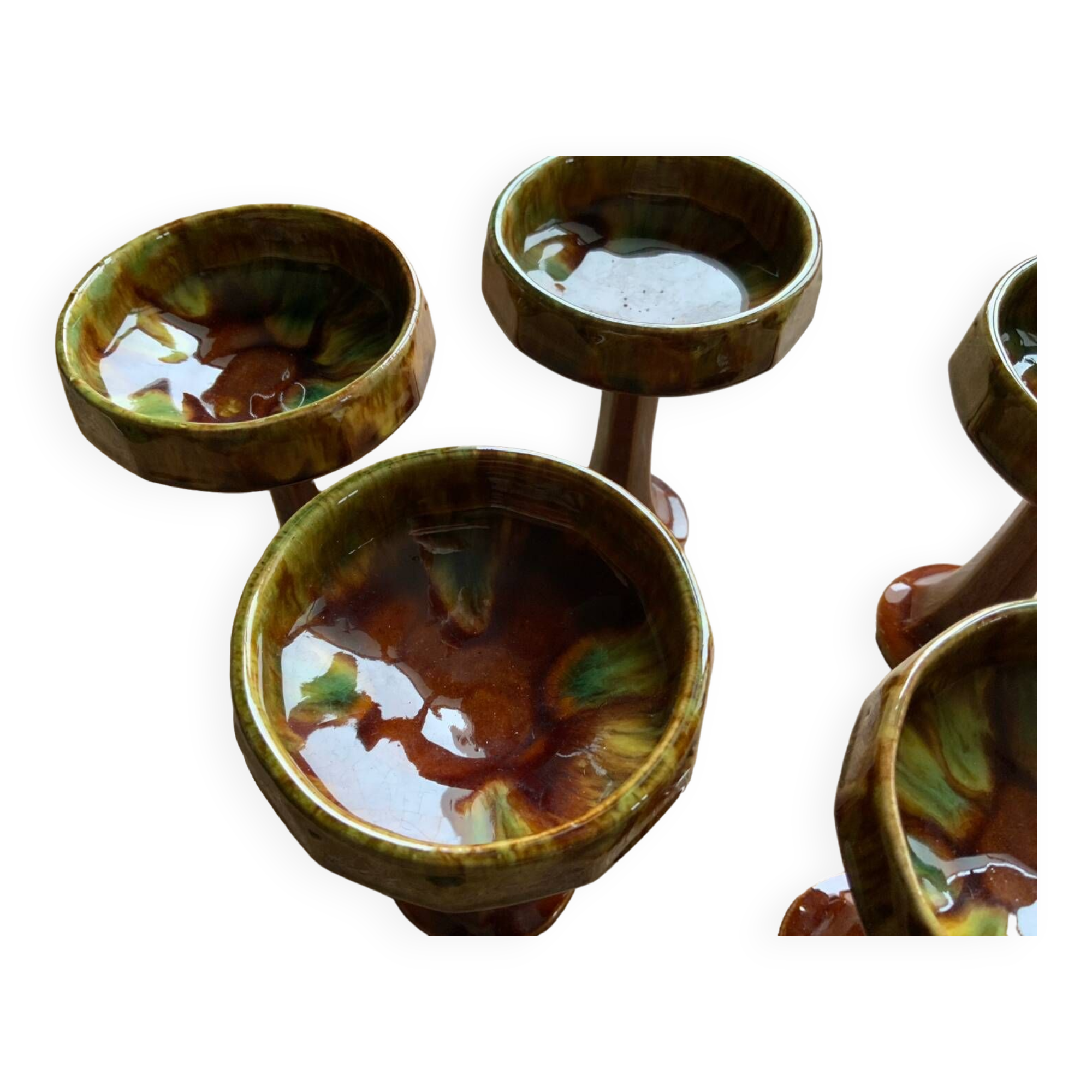 Ceramic ice cream cups