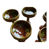 Ceramic ice cream cups