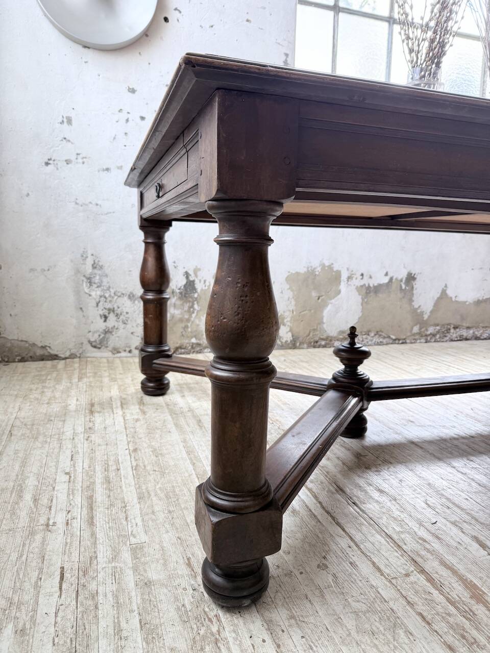 Oak table in Louis XIV style 1900