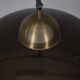 Vintage 70's italian design metal rolling chandelier