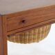 Danish sewing box / side table
