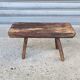 Rustic wooden stool