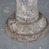 Fluted marble time column XIX