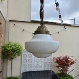 Suspension Opaline Art Déco