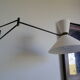 Vintage diabolo wall lamp by René Mathieu for Lunel France 1950s