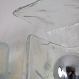 Italian Murano Glass Wall Lamps by Carlo Nason for Mazzega, 1970s, Set of 2