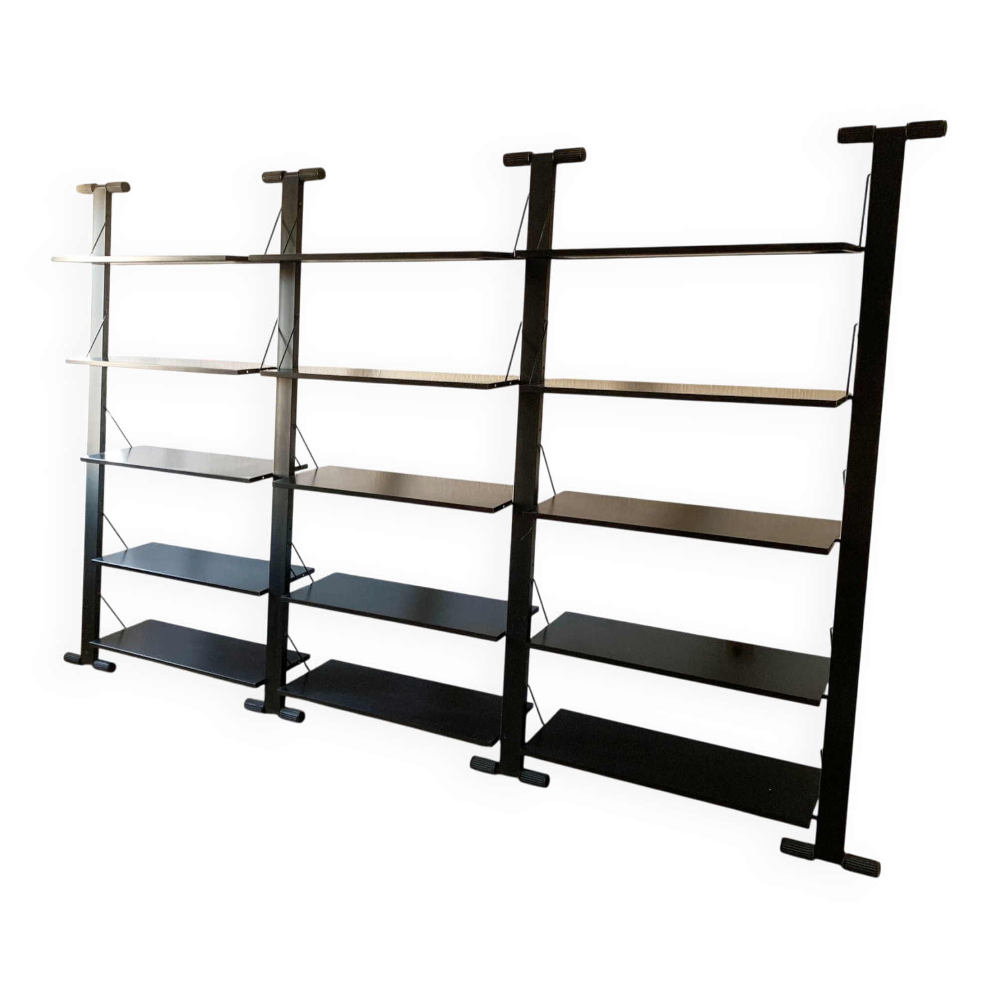 Postmodern Italian graffiti shelf by Rodney Kinsman for Bieffeplast