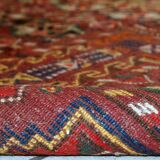 Tapis antique fait main kurde du Moyen-Orient 119cm x 230cm (1920s)