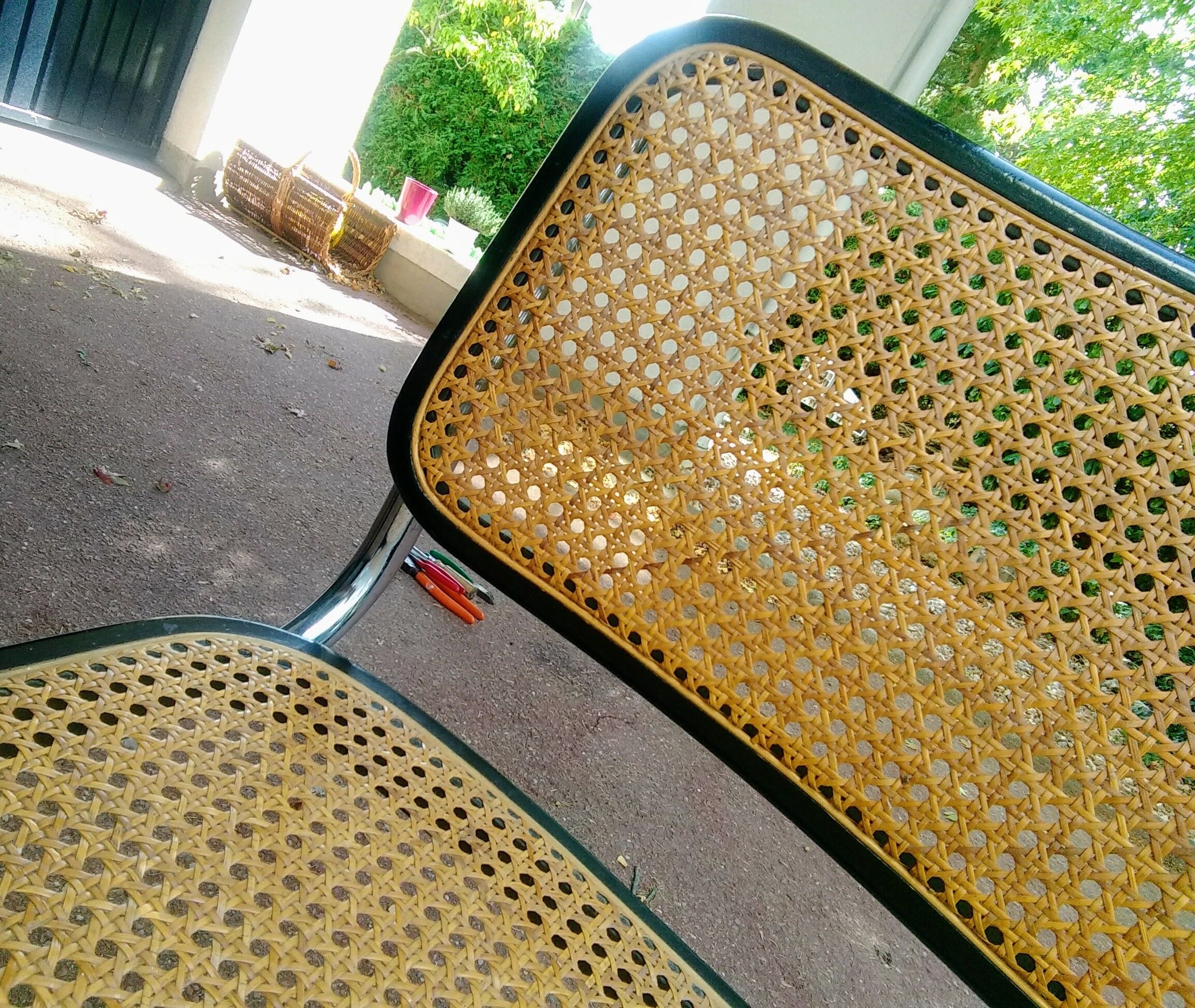 Marcel Breuer B32 cannage chair