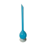 Vintage blue opaline vase