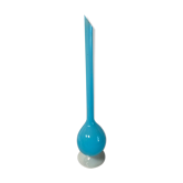 Vase opaline bleu vintage
