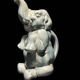 Elephant-shaped ceramic pitcher