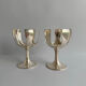 Vintage RARE Pair Of F. Neumann Solinger Silver Plated Fruit Serving D