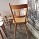 Set de 8 chaises bistrot vintage 1960