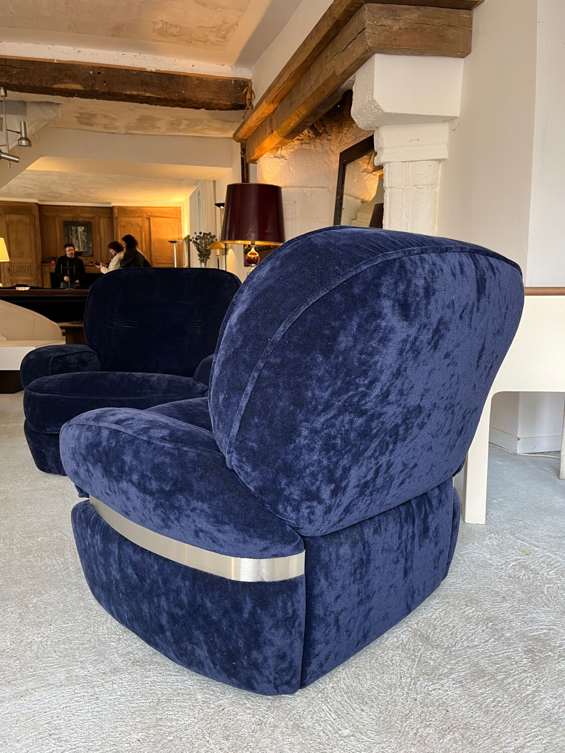 Sofa set with 2 armchairs from the 1970s - Space Age