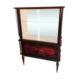 Glossy lacquered wooden display bar