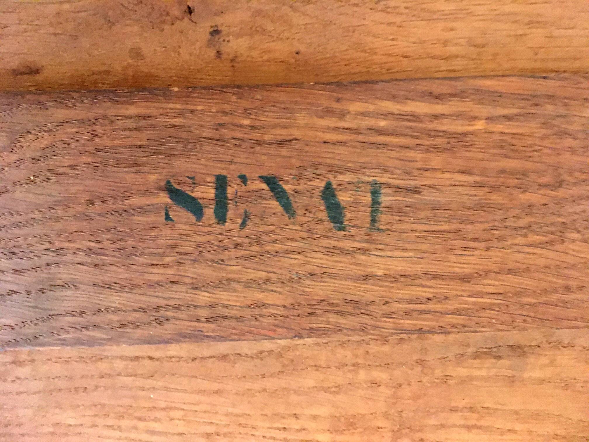Authentic 19th century desk from the Senate