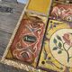 Boîte à bijoux, secrets, marqueterie de paille et motifs orientaux
