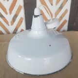 Industrial bowl suspension in enamelled sheet metal