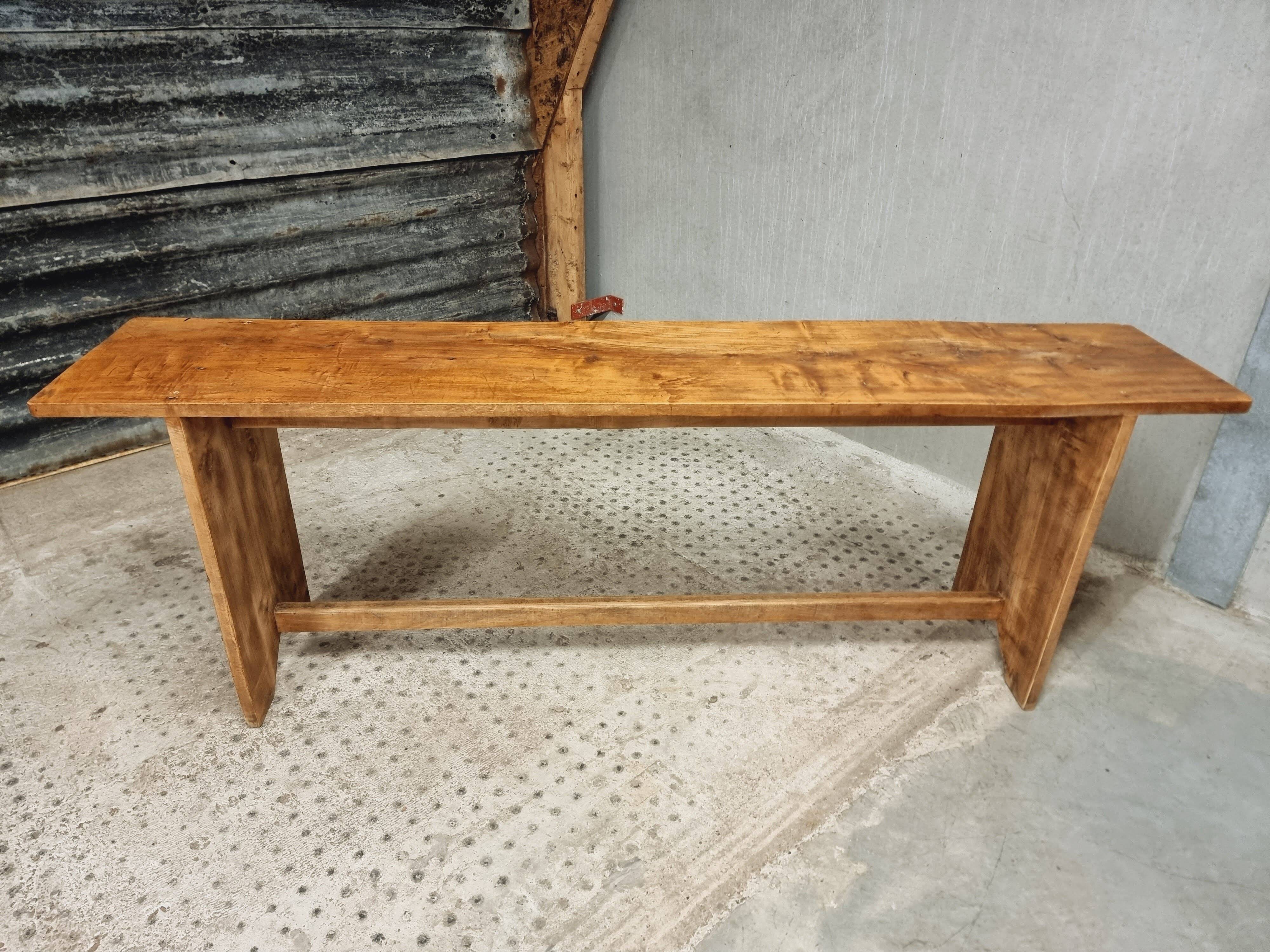 Antique wooden side table bench rural TV cabinet 40 x 200 cm