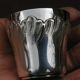 Coquetier Silver metal Ravinet d'Enfert Rinceaux louis XV style