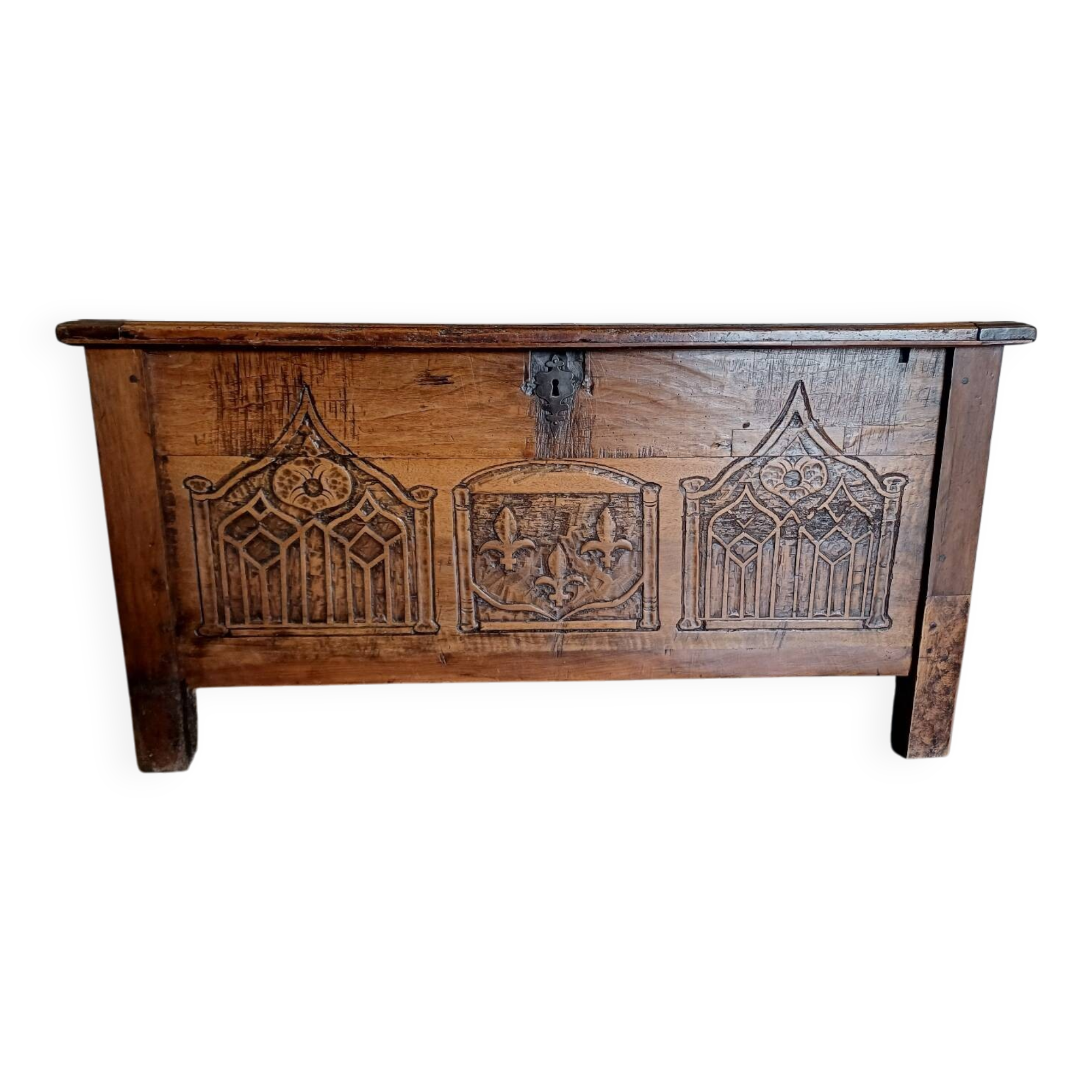 Coffre de mariage savoyard XVIII ème