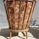 Paire fauteuils éventail esprit scandinave Baumann