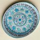 Oval dessert plate in glazed ceramic, Danuta Le Hénaff
