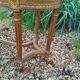 Louis XVI style gilded wood piano bench