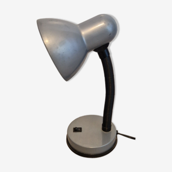 Lampe de bureau vintage grise par Seylumière