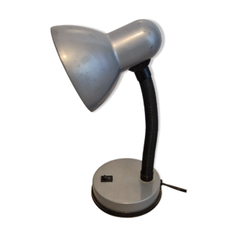 Lampe de bureau vintage grise par Seylumière