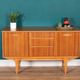 Retro Walnut 1960s Jentique Short Sideboard