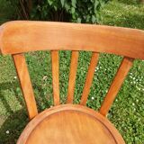 6 sanded bistro chairs