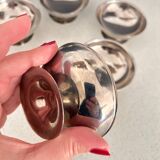 Set of 5 stainless steel fruit or ice cream bowls