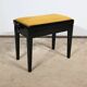 Adjustable Piano Bench, in Black Lacquered Wood – 1970