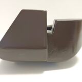 Brown Glazed Ceramic Trinket Bowl or Sculpture, Italy