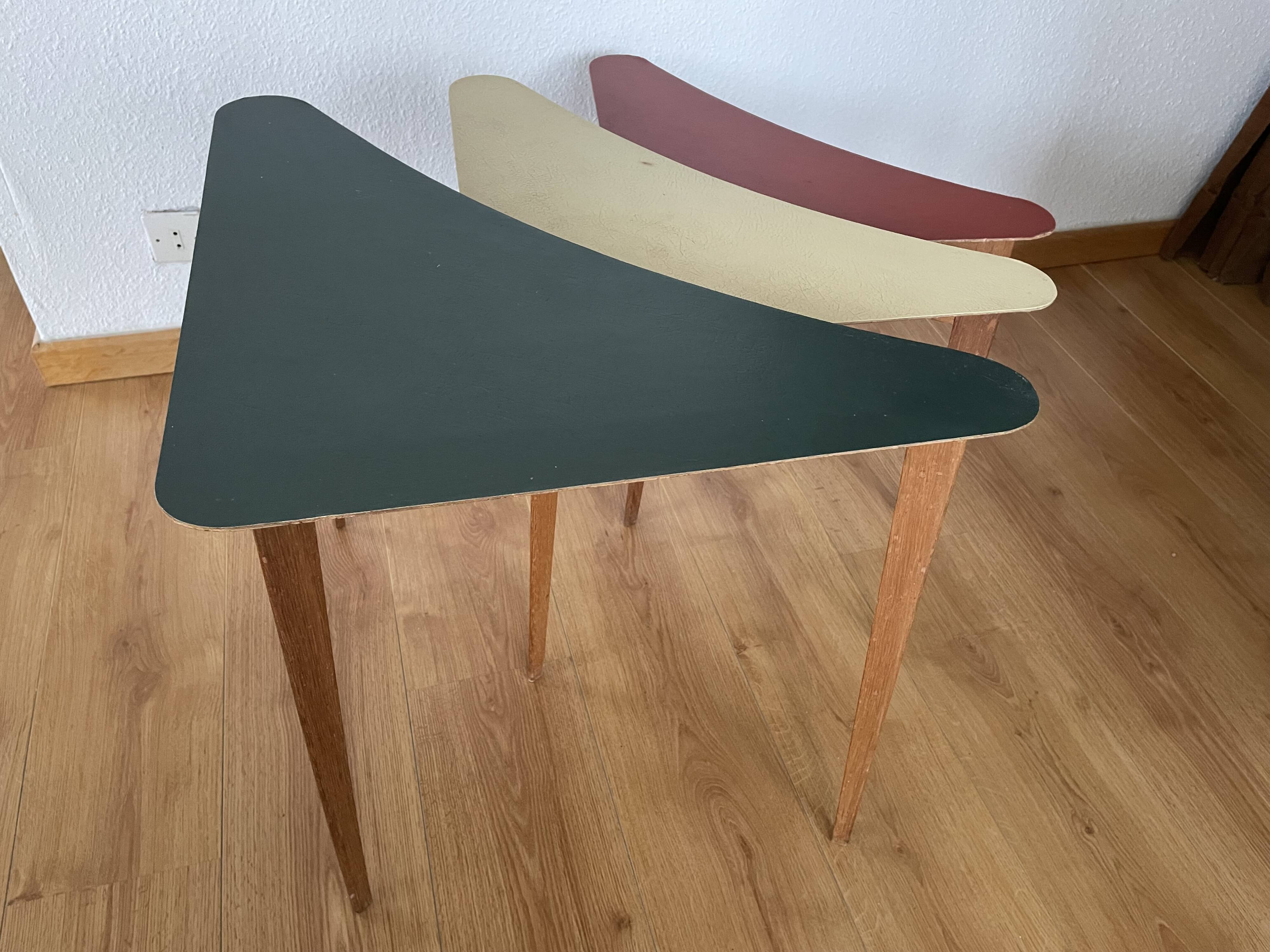 Scandinavian nesting tables 60s