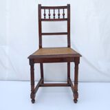 Set of 6 canned chairs
