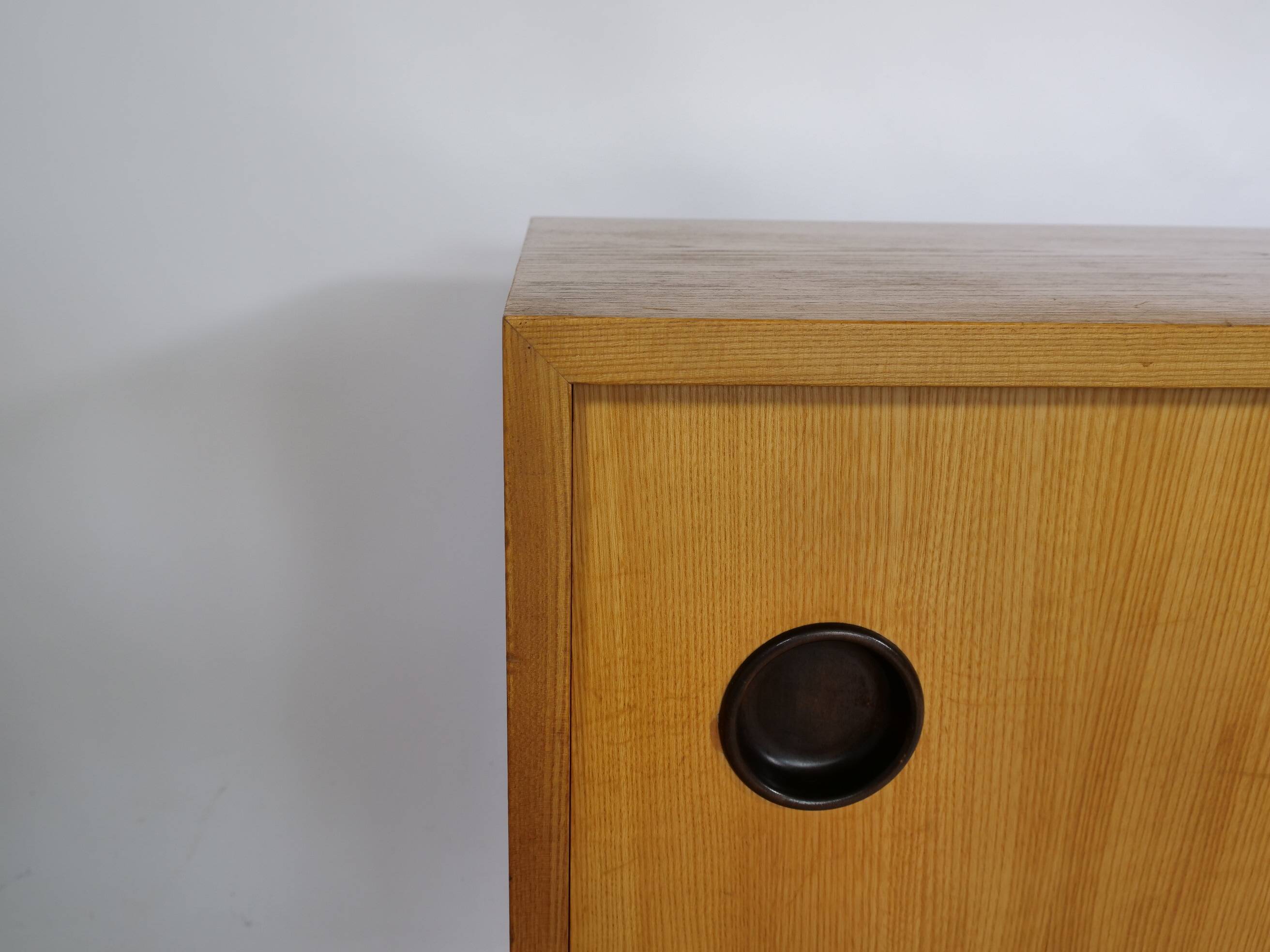 Erich Stratmann Sliding Door Sideboard 1960s Elm