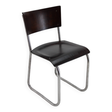 1930s Bauhaus/Functionalist Tubular Chair, Restored