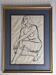 Nude study "Lydie" signed by François Xavier Josse, 50s, 71 x 54 cm