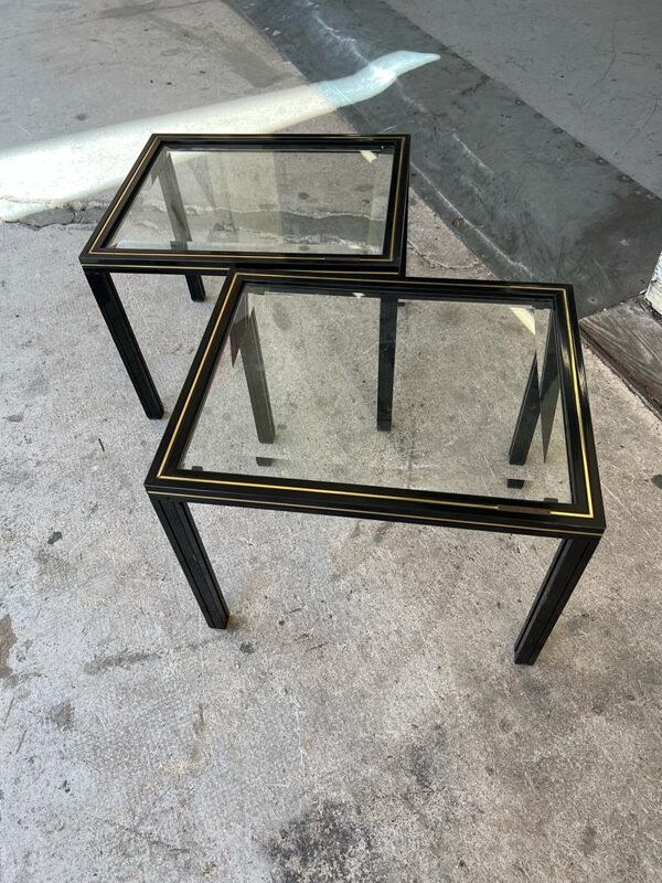 Bout de canapé modèle hollywood par le designer Pierre Vandel 1970/1980