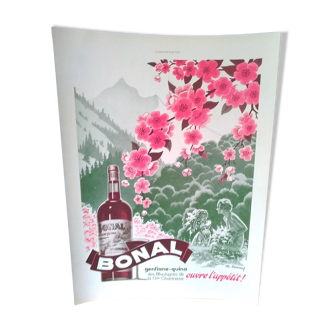 a Bonal advertisement whets the appetite! period magazine Illustration year 30