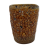 Vintage Honey Emaux Vase