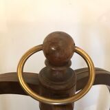 Shelf on feet or servant dumb wooden tripod