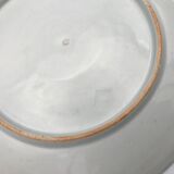 Pair of vintage japanese igezara plates decorated with floral and bird motifs