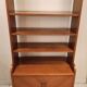Vintage bookcase 1960 compass feet Scandinavian style