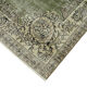 Anatolian handwoven rustic 1970s beige carpet 213 cm x 300 cm